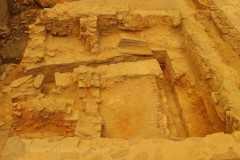 Opus spicatum pavement in a room of the Domus del Mosaico del Oso y los Pajaros at Asturica Augusta.