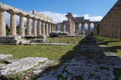 Interior of the Temple of Hera.