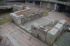 Gate south of the forum area.