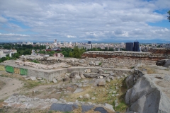 Byzantine/Roman wall constructions on Nebet Tepe.