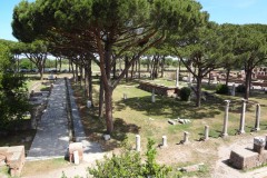 Quadriporticus at Ostia.