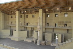 Reconstructed scenae of the theater.