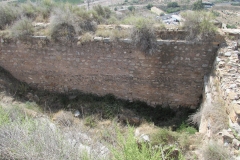 Large cistern on the south side of the forum at the Castillo de Sagunto.