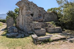 Nyphaeum located on the south side of the interior of the Porta Caesarea.