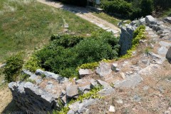 Octagonal north tower of the Porta Caesarea.
