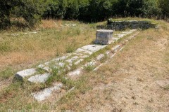 Stylobate from the north side of the forum.