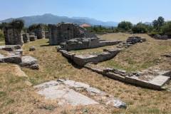 Supports for the upper cavea of the theater.