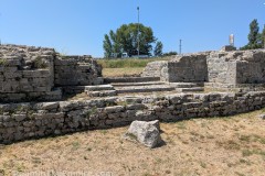 West portal from the scenae of the theater.