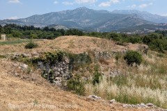 Fortification walls adjacent to the amphitheater.