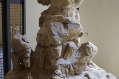 Statue of Magna Mater/Cybele from the Ex Ospedale area of Sarsina. Museo Nazionale Archaeologico.