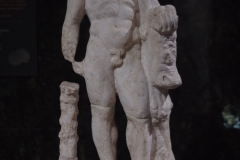 Statuette of Hercules. From Isar. Dated to the late 2nd or early 3rd century CE. Archaeological Museum of the Republic of North Macedonia.