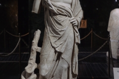 Statue of Asclepius. From Manastir. Dated to 209 CE. Archaeological Museum of the Republic of North Macedonia.