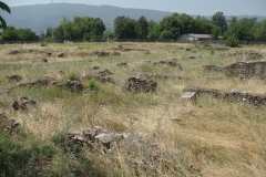 Eastern part of the western insula, cardo maximus, and large baths in the back.