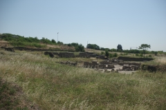 Urban villa and basilica area north of the large baths.