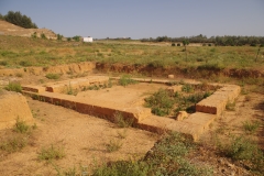 Excavated area just north of the palaestra/gymnasium.