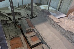 Hypocaust constructions at the east end of the imperial palace.