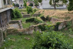 Horrea north of the fortifications southwest of the imperial palace.