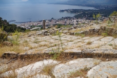 Water diversion system on Via Cavallari.