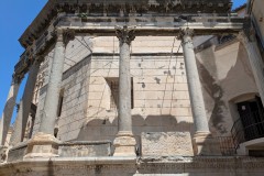 South side of the mausoleum and peripteral ambulatory (now the cathedral).