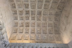 Coffered ceiling of the Temple of Jupiter.