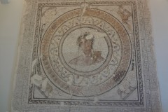 Mosaic depicting Apollo. Dated to the 2nd century CE. From the praetorium at Salona. Arheološki Muzej u Splitu.