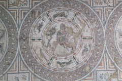 Detail of the Orpheus mosaic from the praetorium of Salona. Arheološki Muzej u Splitu.