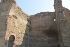 Sudatorium in the Baths of Caracalla in Rome.