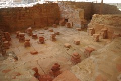 Sudatorium in the private baths of the Villa Romana Varignano.