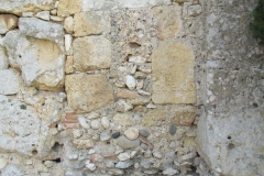 Filled in doorway from the 3rd century BCE phase of the wall.