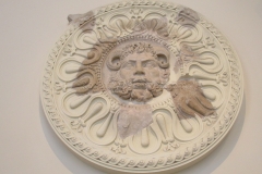 Medallion of Jupiter-Ammon from the provincial forum. Dated to the 1st century CE and housed in the MNAT.