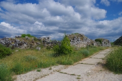Fortification walls.