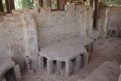 Tepidarium from the private baths at the Villa Romana del Casale.