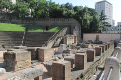 Theater from Via del Teatro Romano.