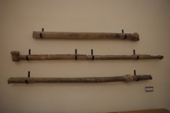 Lead pipes from the city. Displayed in the Museo Civico.