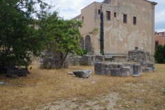 Remains of the amphitheater.