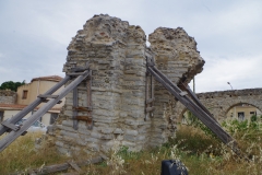 Large masonry section near the aqueduct.