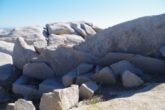Step quarrying point at the Capicciolu Quarry.
