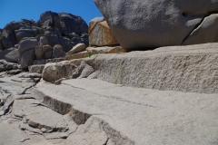 Quarrying points at the Mureddaggia Quarry.