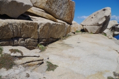 Quarrying points at the Mureddaggia Quarry.