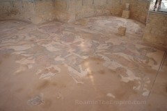 Triclinium in the Villa Romana del Casale.