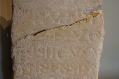 Votive stele dedicated to the Vediantian Matrons by Publius Enistalius Paternus, a centurion of Legio XXII Primigenia Pia Fidelis. Found near the tropaeum.