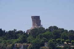 View of the tropaeum from the quarry.