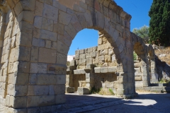 Interior entryways of the entry gate.