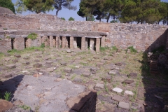 Northern tepidarium of the bathing complex.