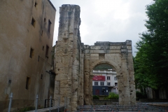 Portico of the forum in the Jardin Archéologique de Cybèle.