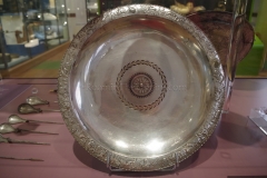 Decorated silver plate in the Musée des Beaux-Arts et d'Archéologie de Vienne. Dated to the 2nd-3rd century CE.
