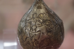 Decorative silver piece, displayed in the Musée des Beaux-Arts et d'Archéologie de Vienne. Dated to the 2nd-3rd century CE.