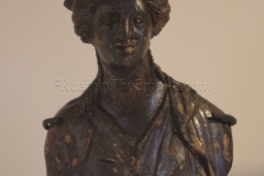 Small bronze statuette bust of Tutela in the Musée des Beaux-Arts et d'Archéologie de Vienne.
