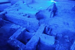 Tepidarium, frigidarium, and apodyterium of the baths.
