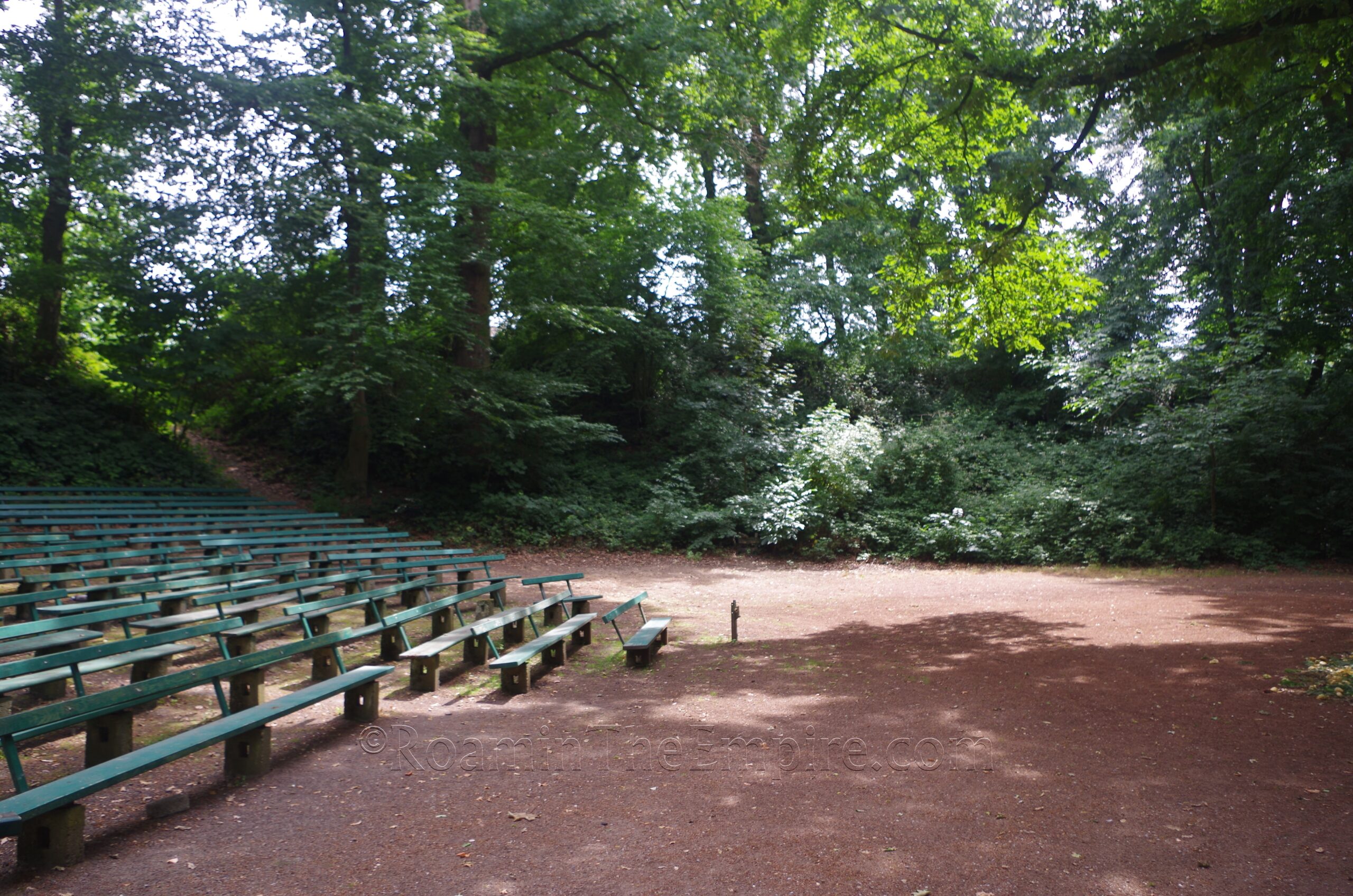 Interior of the Castra Vetera amphitheater.